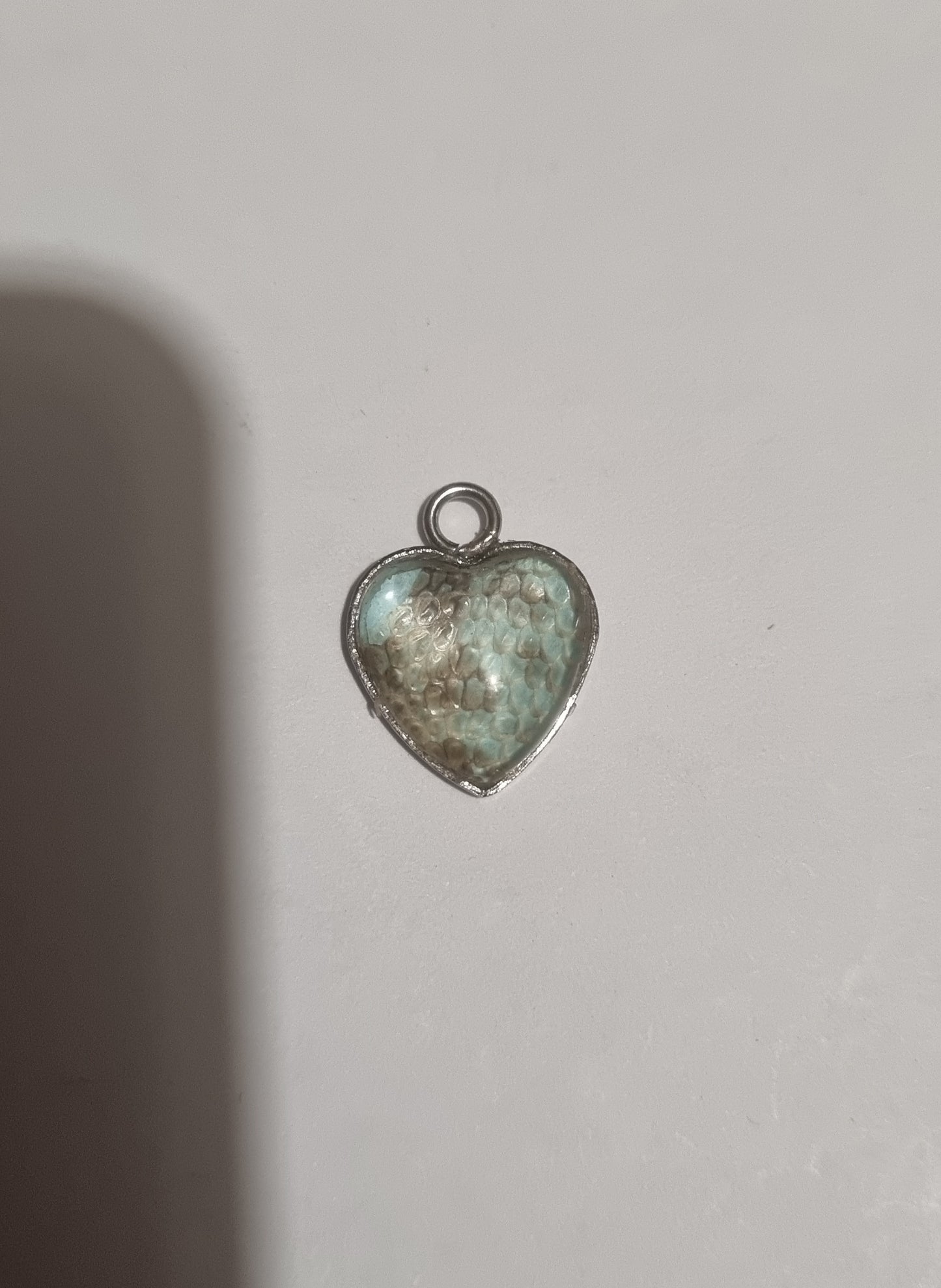 Small Handmade Snake Shed Pendants-Opal