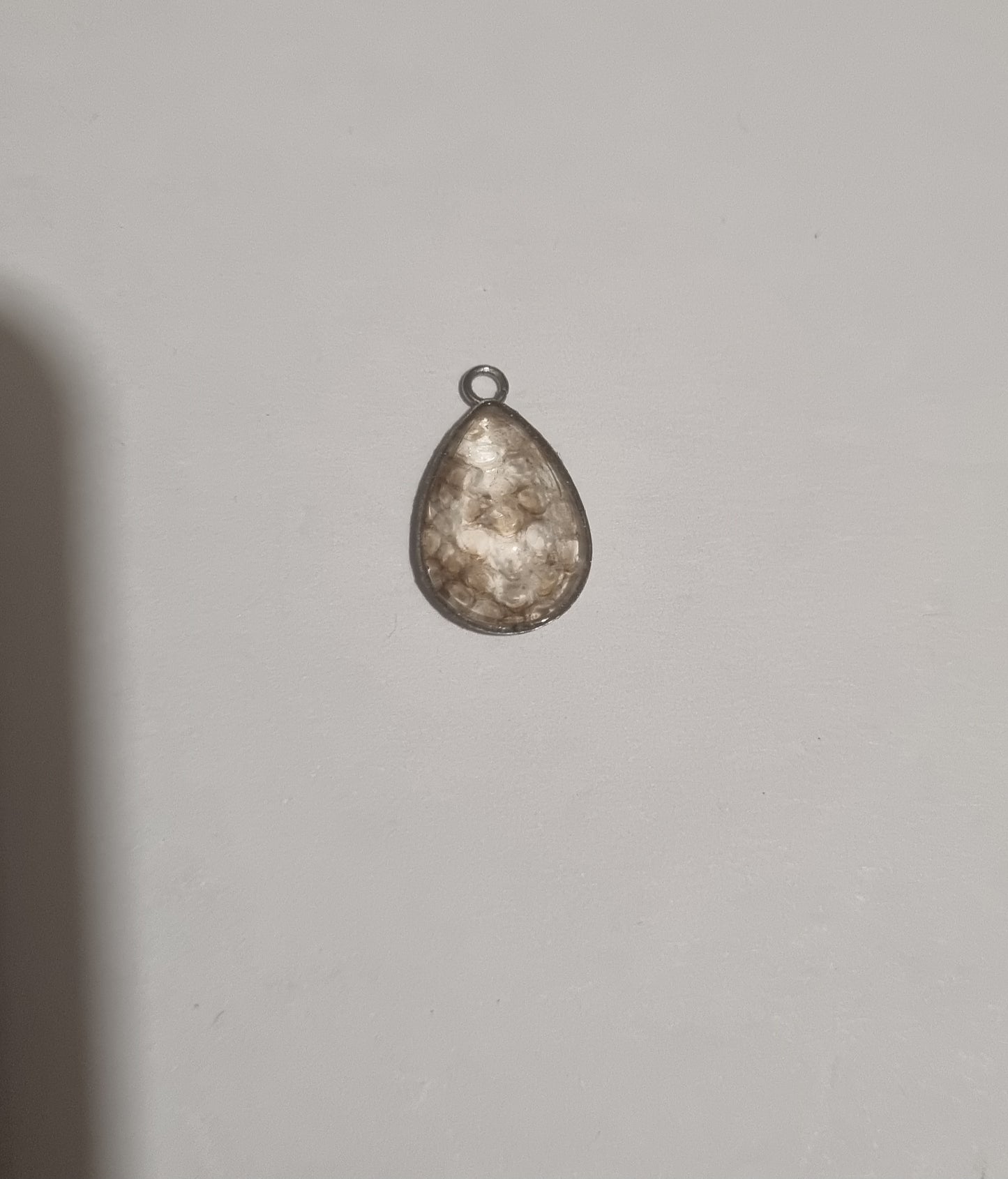 Small Homemade Snake Shed Pendants-Onyx